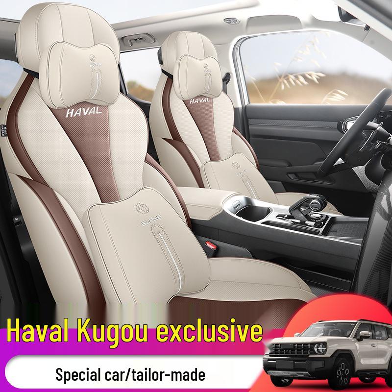 DJGY Sports Leather Seat Cushion Cover for Great Wall Haval Cool Dog – All-Season.