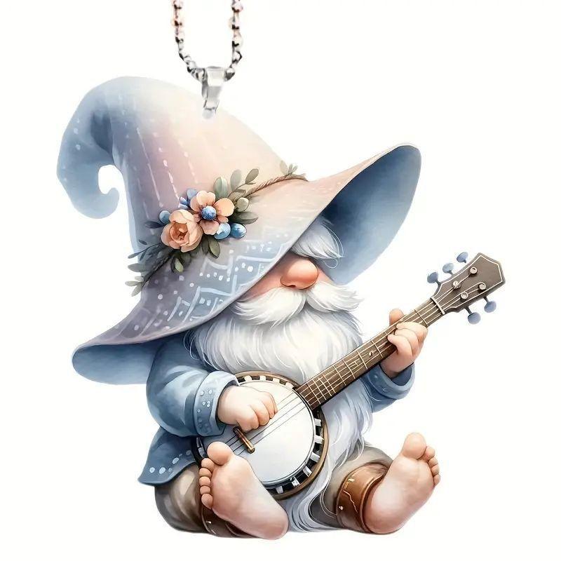 

Acrylic Gnome Fun Hanging Ornament Colorful Cartoon Decor For Cars And Backpacks Accessory Stylish 1