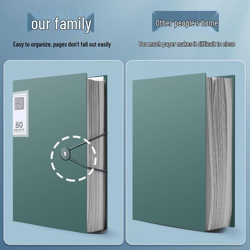 Colored A4 Document and Exam Paper Storage Folder for Elementary Students
