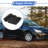 UXCELL No.12649936 Engine Oil Pan Oil Pan Sump Transmission Oil Pan for Chevrolet Malibu 2013-2015 Iron Black