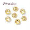 100Pcs 4mm 5mm 18K Gold Plated Beads Caps For Jewelry Making,Spacer Beads For Bracelets Accessories,Caps For Beads