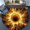 Cartoon Print Round Area Rug,Carpet Rug for Living Room Bedroom Sofa Playroom Decor,Non-slip Floor Mat
