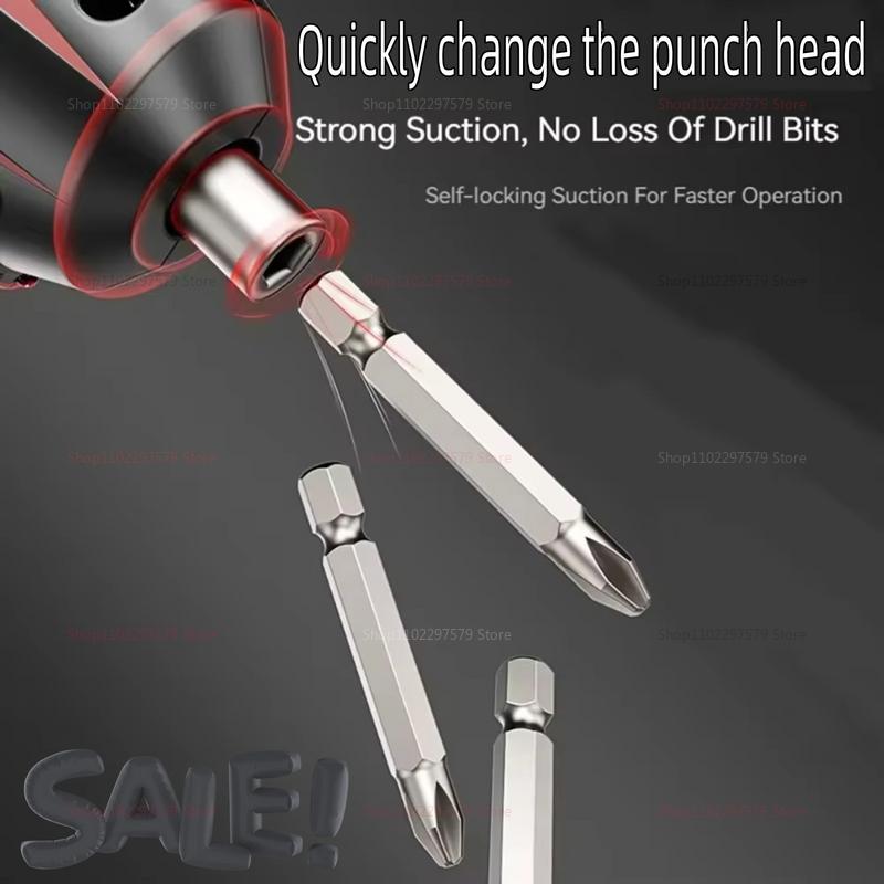 47PCS 3.6V Cordless Electric Screwdriver Set with 1800mAh Battery Portable Household Repair Tool for Home DIY Furniture Assembly