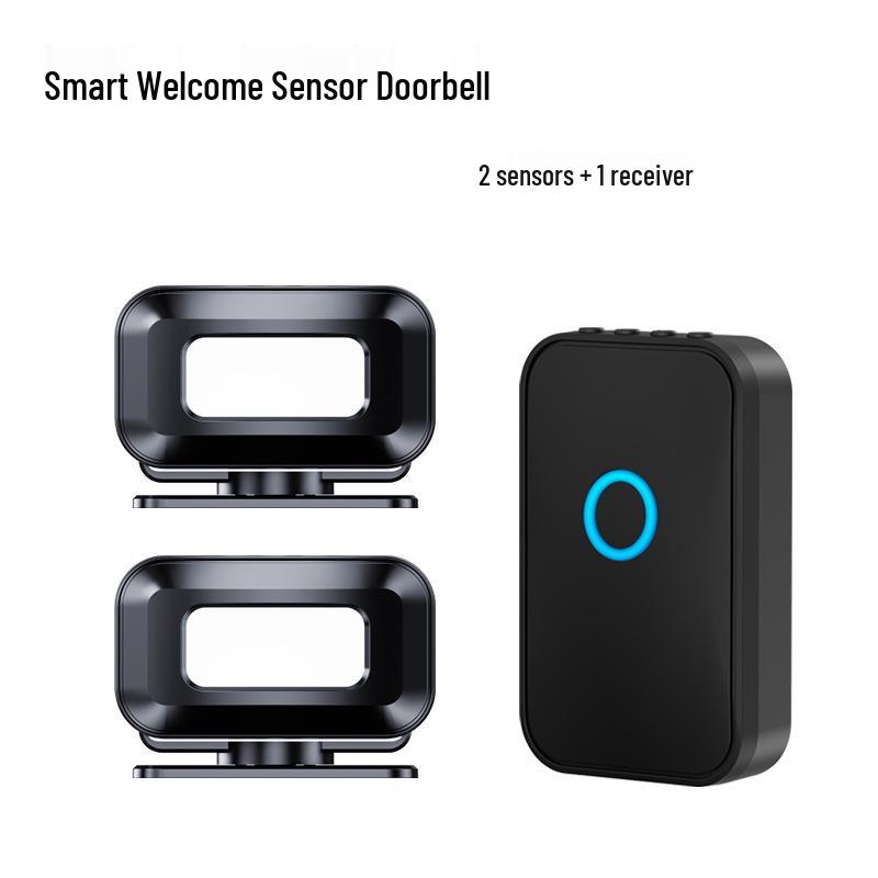 Rechargeable Infrared Doorbell with Voice Welcome Sensor