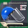 Welding Safety Helmet with PC Blue Film Face Shield