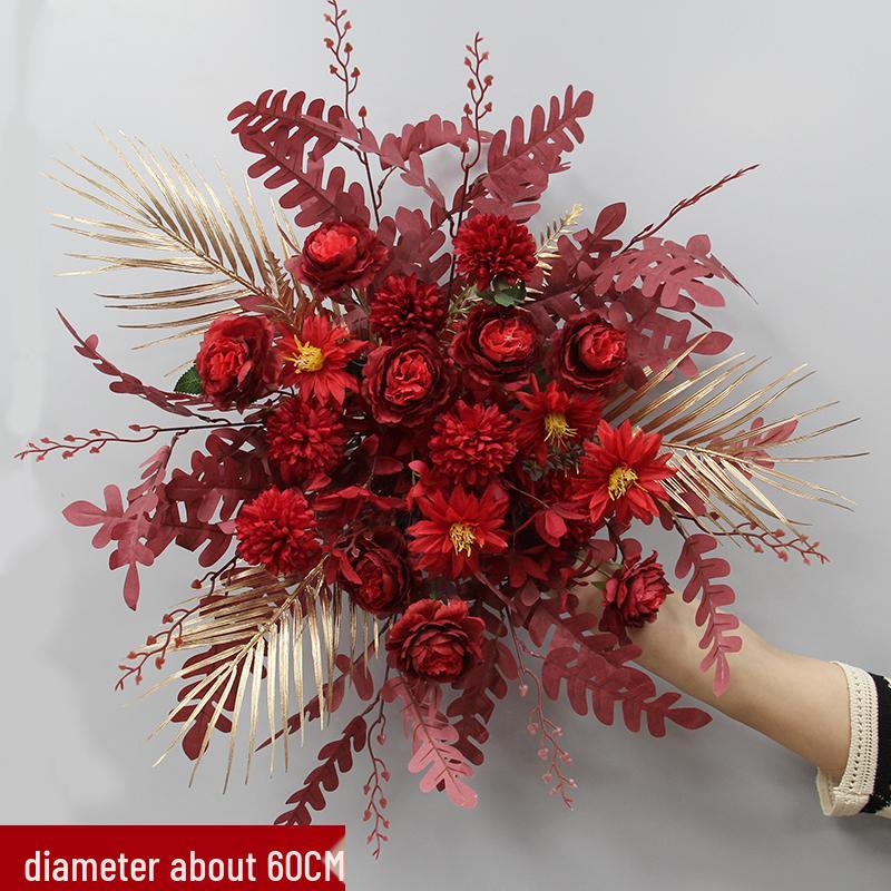 Silk Hanging Flower Garland for Wedding Aisle, T-Stage, or Ceiling Decor