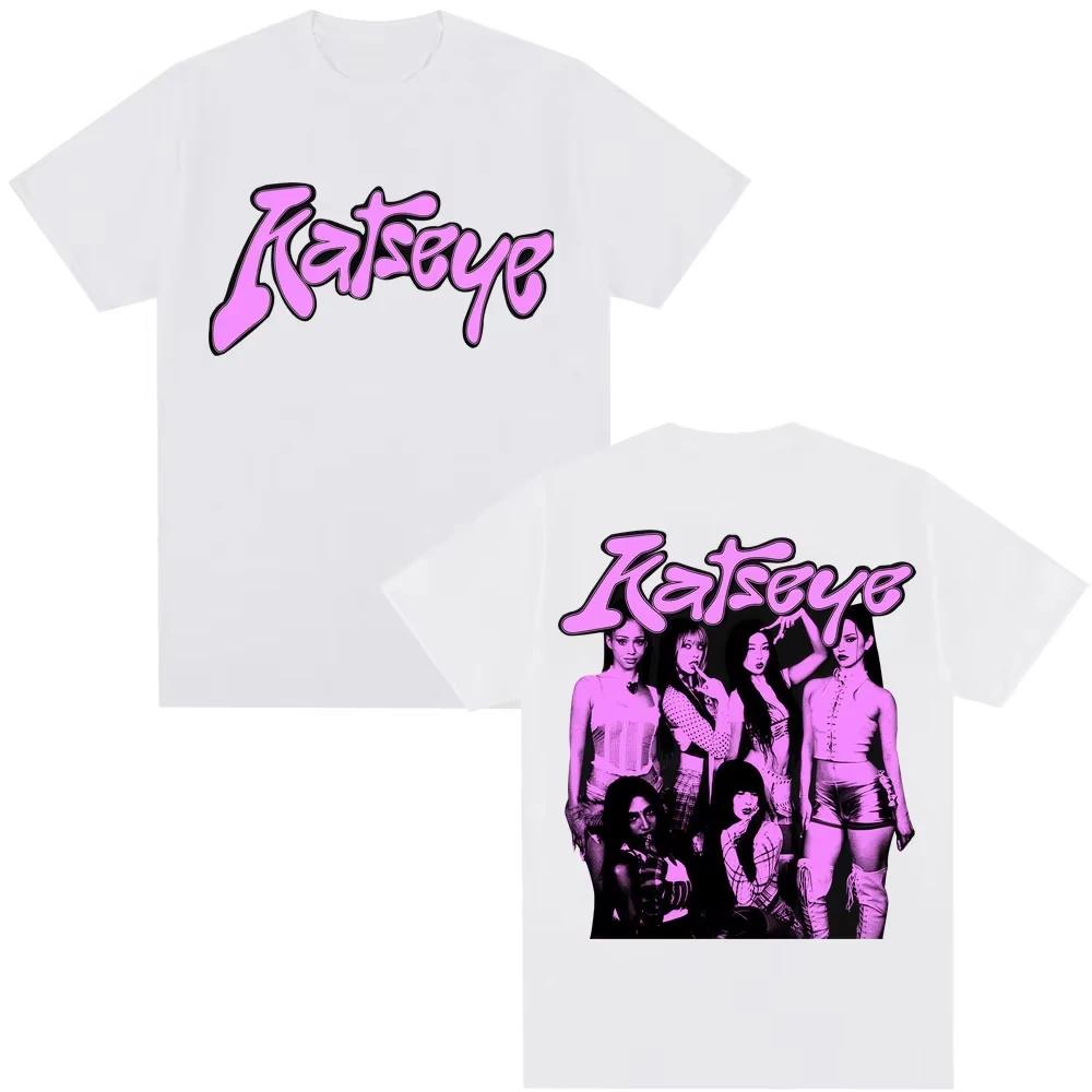 

Kpop Katseye Member Classic Graphic T Shirt Korean Fashion Pop Music Aesthetic T-shirt Men Women Cotton Loose Tshirts Streetwear 4XL