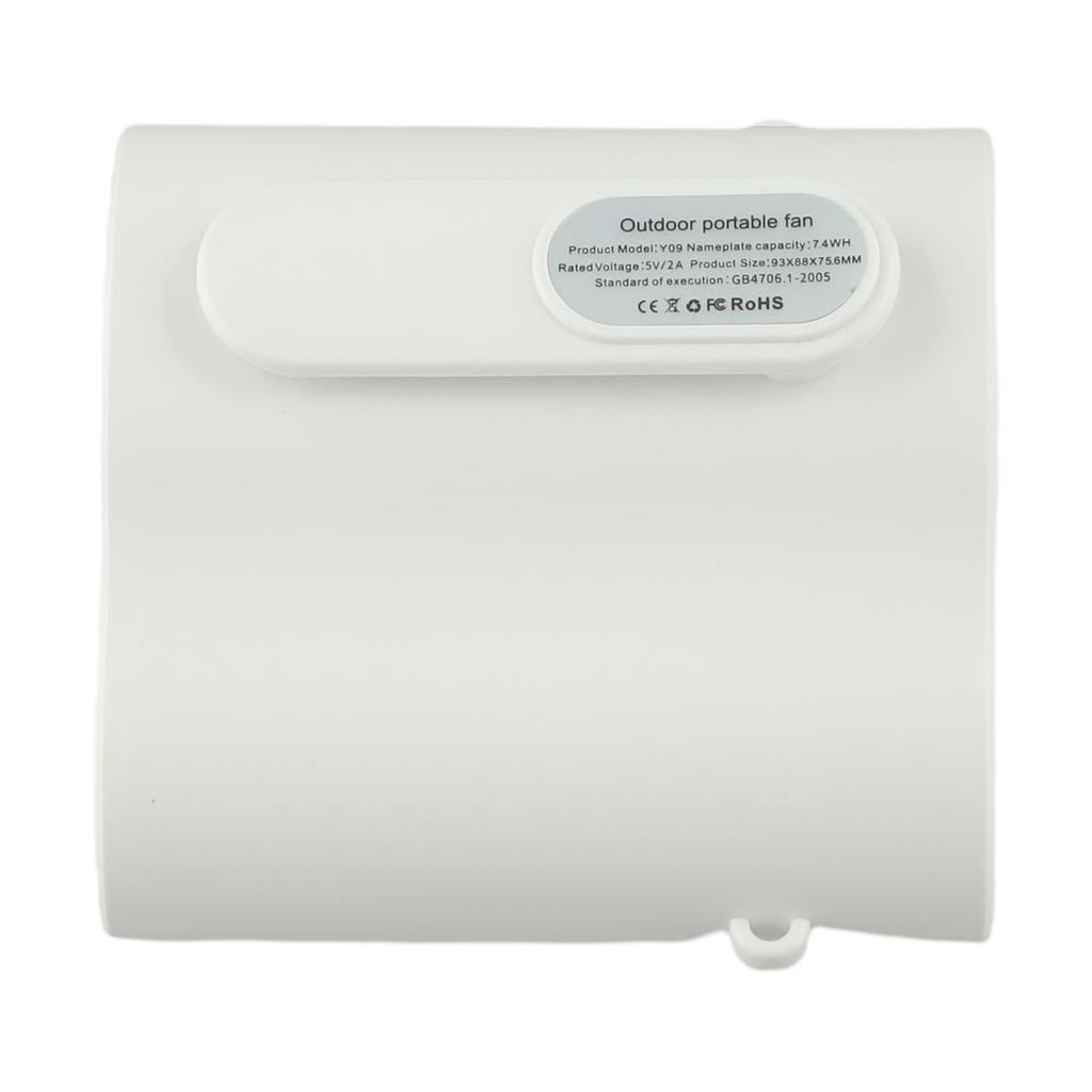 Outdoor Waist Fan Leafless Hanging Neck Fan 2000mAh Battery ABS Material Buckle On Waist Or Belt High-quality Materials