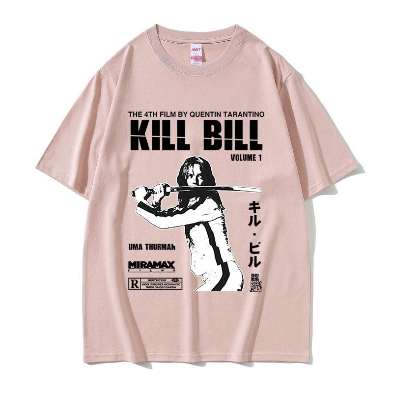 Slavný režisér Quentin Tarantino Film Kill Bill Tričko Pánské Dámské Letní O-výstřih Vintage Trička Pánská Ležérní Bavlněná Trička