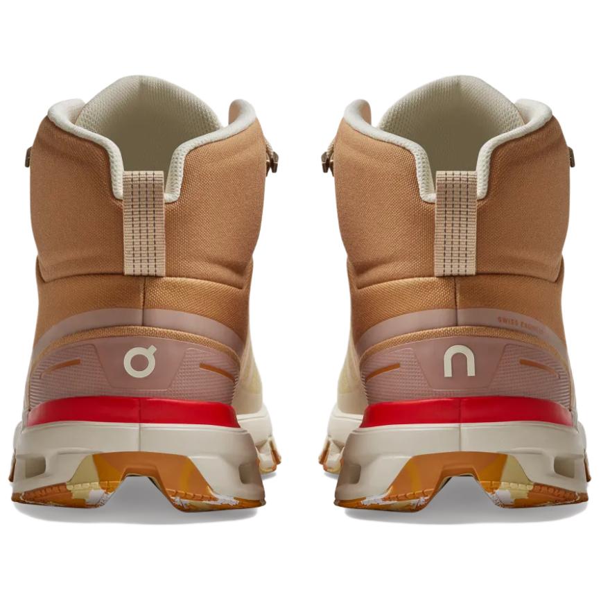 On Cloudrock 2 Fashi Versatile Durable Waterproof High-Top Hiking Shoes Women Hiking Shoes Orange 23.98752