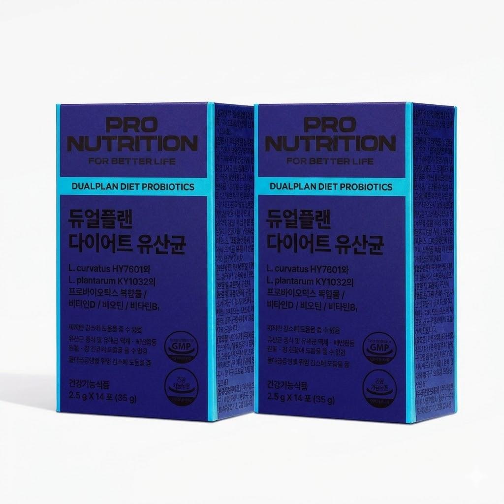 

Pronutrition Dual Plan Diet Lactobacillus 14 пакетів, корейська здорова їжа 2Box (28 Packs)