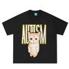 Funny Cat Meme T Shirt Men Women Fashion Vintage T Shirts Short-sleeved Loose Casual Cotton Oversized T Shirts Streetwear Tops