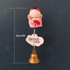 Totoro Ceramic Wind Chime Ornament - Cute Japanese Wall Decor for Girls' Bedroom