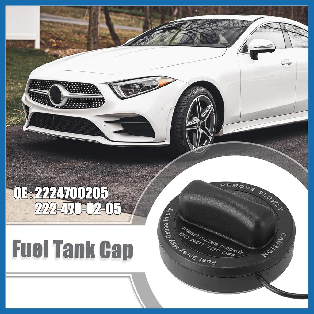 2224700205 Fuel Tank Cap Gas Cap Cover for Mercedes-Benz CLA250 CLA45 AMG E300 E43 GLA250 GLA45 S450 S550 S560 S63 S65 SL400 SL450 SL550 Item