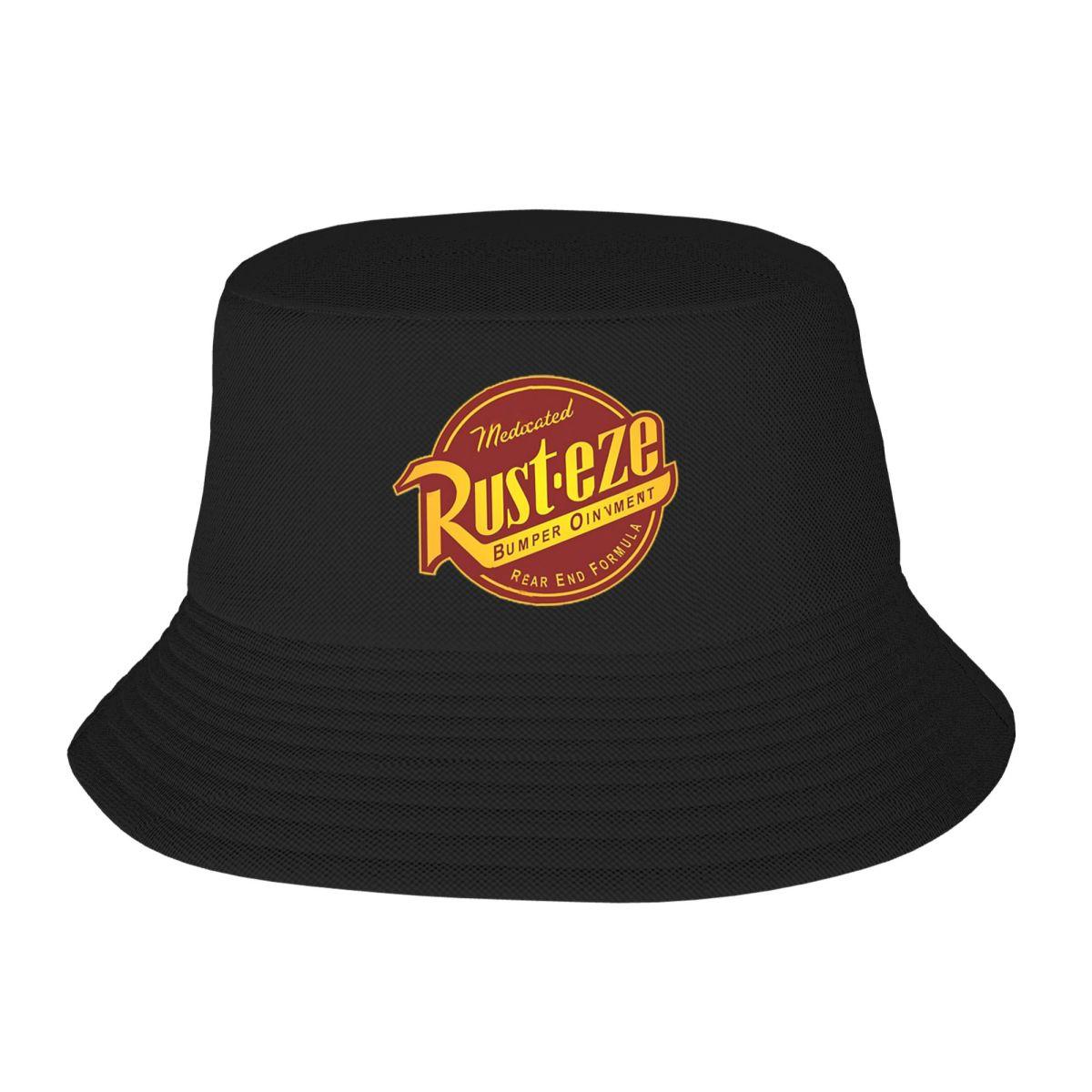 Red Rust Eze Logo Bucket Hat Panama Bob Hats Outdoor Fashion Autumn For Summer Beach Fishing Unisex FisherUnisex Caps One Size