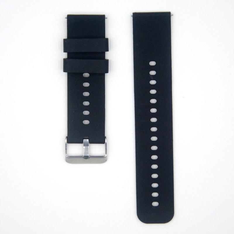 22mm Silicone Quick Release Watch Band for Huawei & Samsung - Universal Fit, High-End Flat Mouth Design