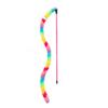 Cat Toy Caterpillar Cat Teaser Wand Cat Interactive Toys Funny  Feather Colorful Rod Teaser Wand Pet Cat Supplies Cat Accessory