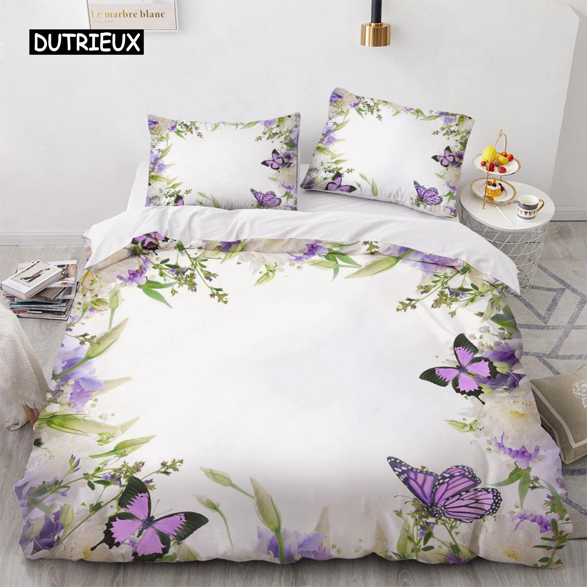 

Картина маслом Цветы Цифровая печать Комплекты постельного белья для взрослых Постельное белье Одеяло Арт Пододеяльник Комплект Односпальный Размер King Queen Size EU single(135x200cm)