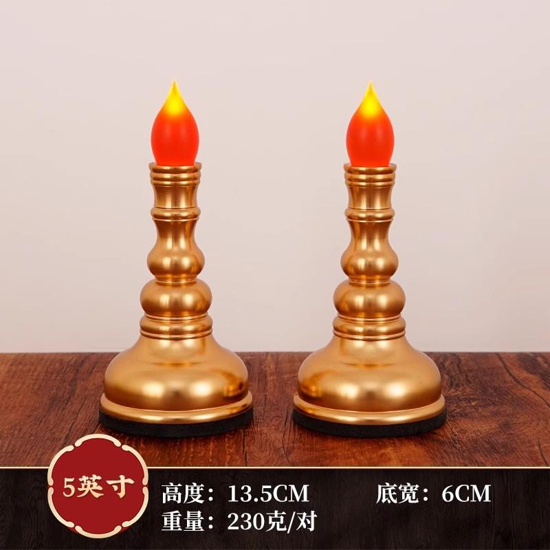 

Домашнее украшение Электронные свечи Подсвечник перед Буддой Делайте подношения Будде Украшения для буддийского храма