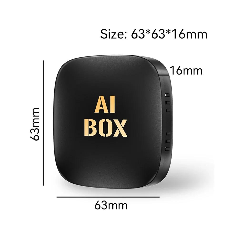3 In 1 Wired to Wireless CarPlay Adapter Cars Smart Ai Box Android 13.0 Auto Adapter For Youtube Nexflit Bulit in Play Stroe