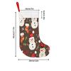 Christmas Decoration Fireplace Hanging stockingChristmas Stockings 1pc 45.72 Cm, Christmas Snowman Stocking Pi
