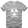 Nuclear Radiation Creative Life Printed T Shirt Unisex Short Sleeve O-Neck Cotton Unisex T-Shirt Cool Tee Shirt Homme Camisetas Hombre