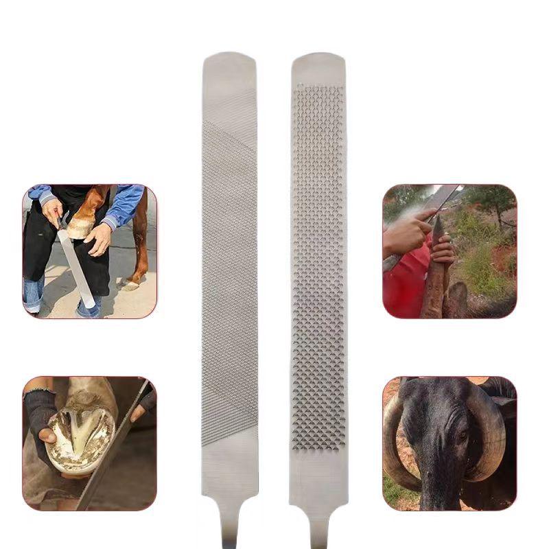 Large Hoof Rasp & Trimming Tool - Special Coarse Tooth for Hooves & Antlers