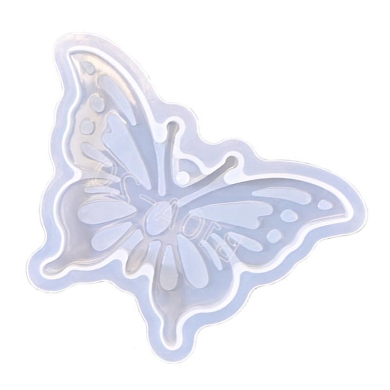 Butterfly Pendant Silicone Molds for Epoxy Resin Earring Jewelry Making Resin Jewelry Silicone Molds with Hole