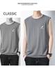Men's Quick-Dry Ice Silk Tank Top - Cool, Lightweight, Sleeveless Fitness Shirt