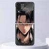 A-Attack On T-Titan Levi Shockproof Case For Samsung Galaxy Z Flip 7 6 5 4 3 5G Phone Cover Z Flip3 Flip4 Flip5 Flip6 Flip7 Shel