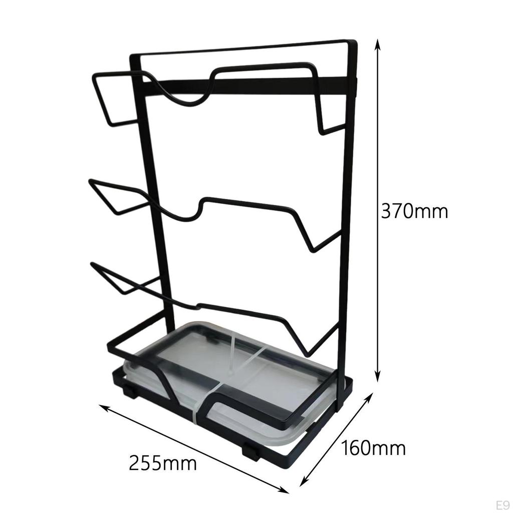 Lid Storage Organizer Pot Rack Utensils Kitchen Tools Practical Supplies