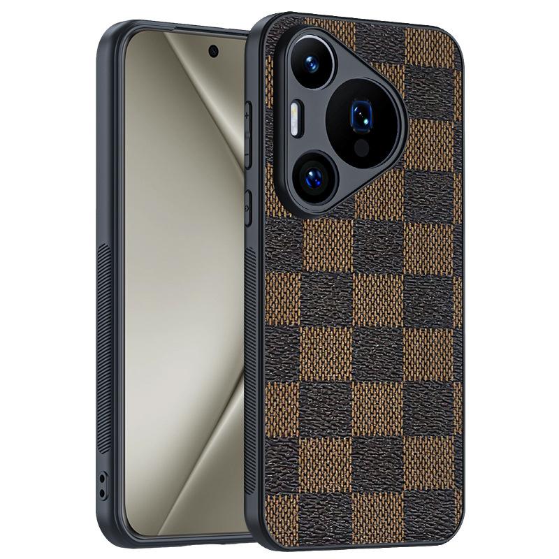 Applicable to Huawei Pura 70Pro Case Plain Leather Anti-Drop Lamb Leather Ultra Thin Leather Protective Case