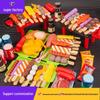 Kids' Role-Play BBQ Grill Toy Set with Skewers & Kitchen Accessories