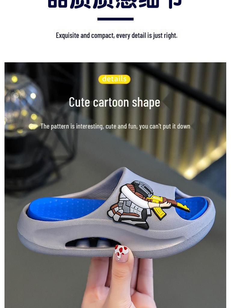 Hühnchen EVA Kinder- & Herren Hausschuhe - Sommer Indoor Haussandalen für Jungen, Jugendliche und Studenten