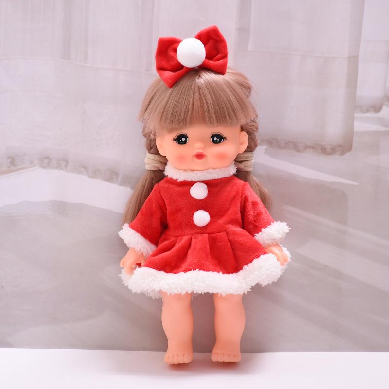 Red Fluffy Skirt Set for 25cm Milu Tang Doll Fits 25cm Milu Doll
