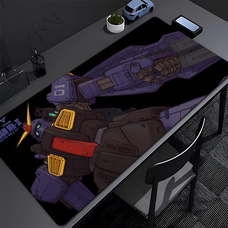 Mechanical Warrior Gundam Mk II Mouse Pad Large Rubber Keyboard Mouse Carpet Anti-slip Gamer Mouse Pad Coaster PC Anime Mousepad