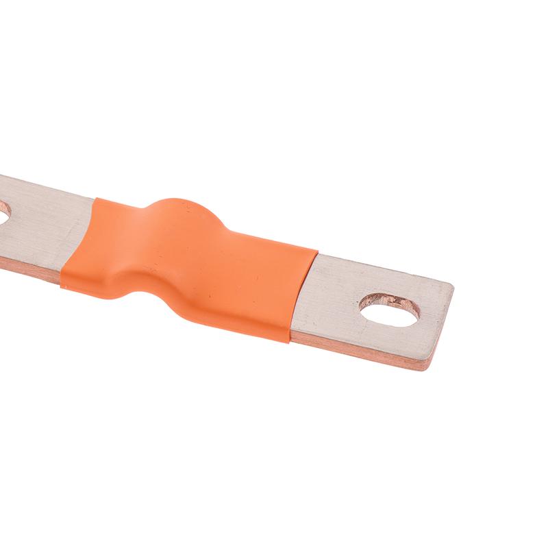 Flexible Busbar 300A 200A Bus Bar Copper Loose Protector With Isolation Battery Connector Conductive Band Elliptic