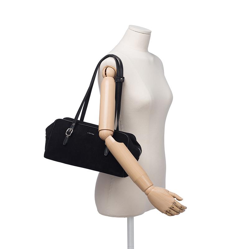 Jestina Vero Suede Md Shoulder Bk (Jhneha4Bf931Bk260)