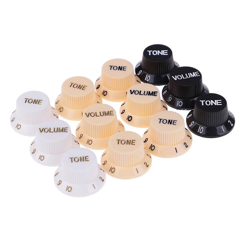 Gitarren Strat Knob 1-Volume 2-Tone Control Knöpfe für Gitarre