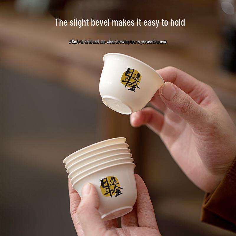 OIMG Disposable High-End Glass Tea Tasting Cup
