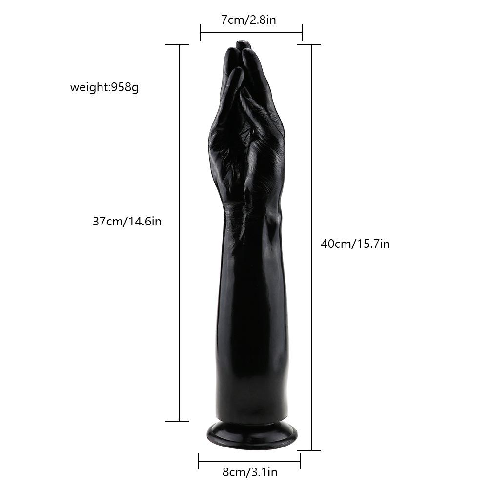 Simulazione pene super spesso braccio pesante plug anale da uomo cortile fisting super lungo pene finto espansore anale dispositivo di masturbazione plug anale femminile