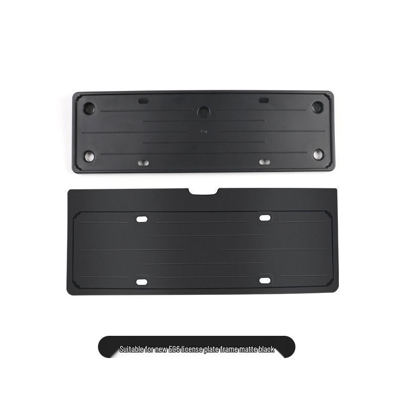 Compatible with 2023 Nio EC6 License Plate Frame Set - Front & Rear Holder, Exterior Accessory for New Traffic Regulations.