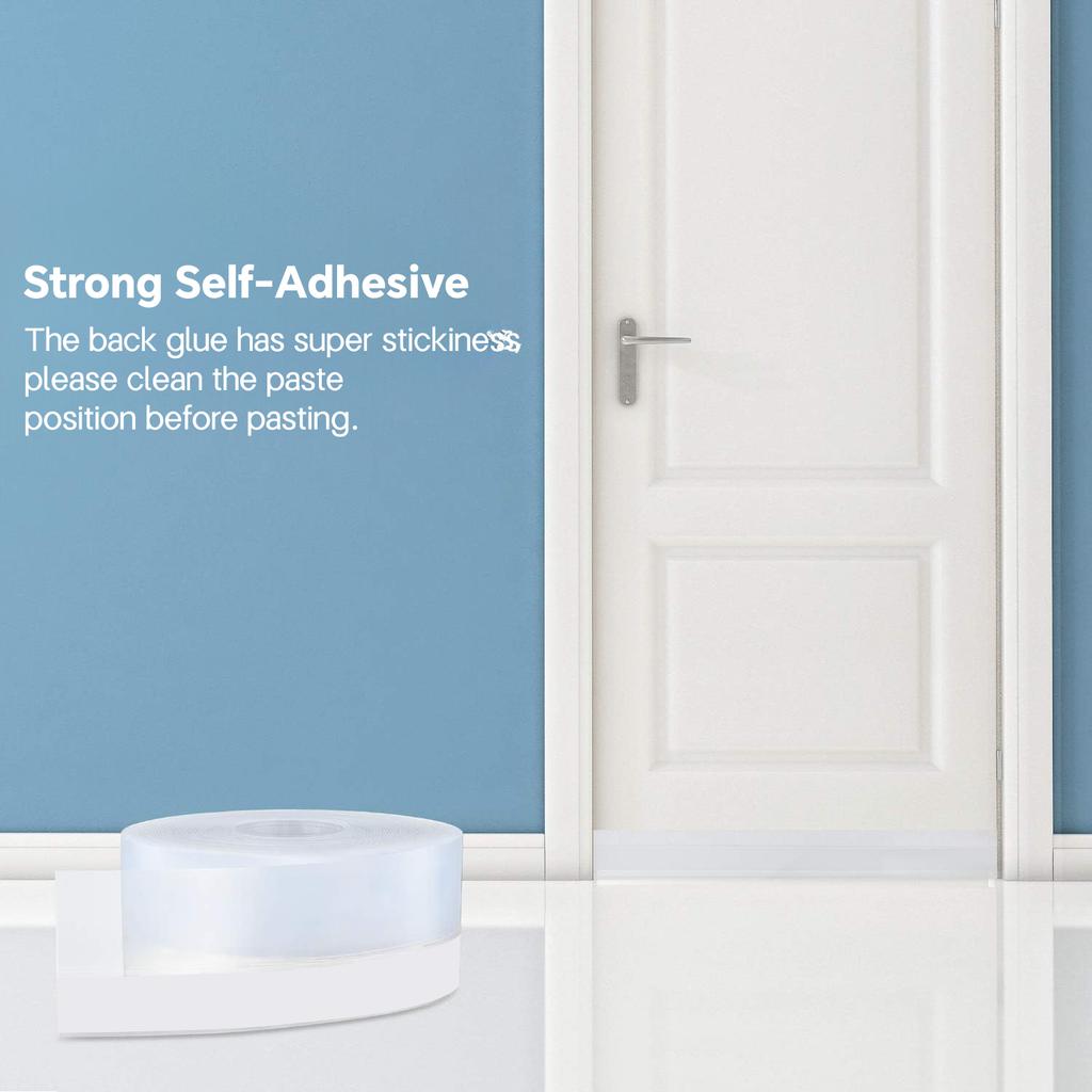 Windproof And Warm Insulation Adhesive Strip Glass Door And Window Sealing Bathroom Door Lower Gap Water Blocking