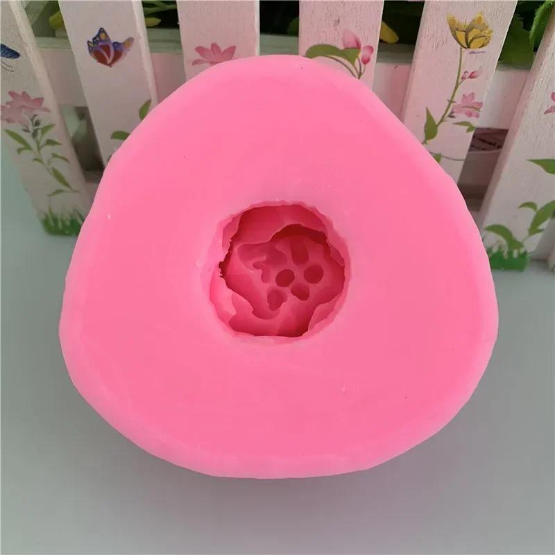 Neuer Kreativer Neue Dreidimensionale Blumenmodellierung Silikonform Manuelle Zuckerkuchenform Blume Backdekorationswerkzeug