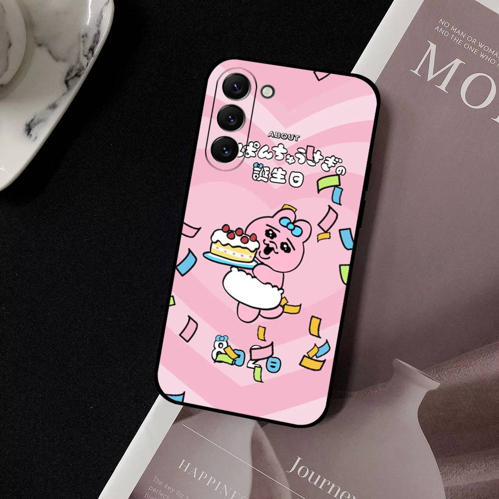 Custodia Kawaii O-OpanchuS UsagiS per Samsung Galaxy S21 S22 S23 S24ULTRA S25ULTRA FE Ultra Plus5G A52S Cover Morbida