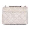 New GUESS Cellulose Material With Fabric And Artificial Leather Shoulder Bag Women's White QM967374