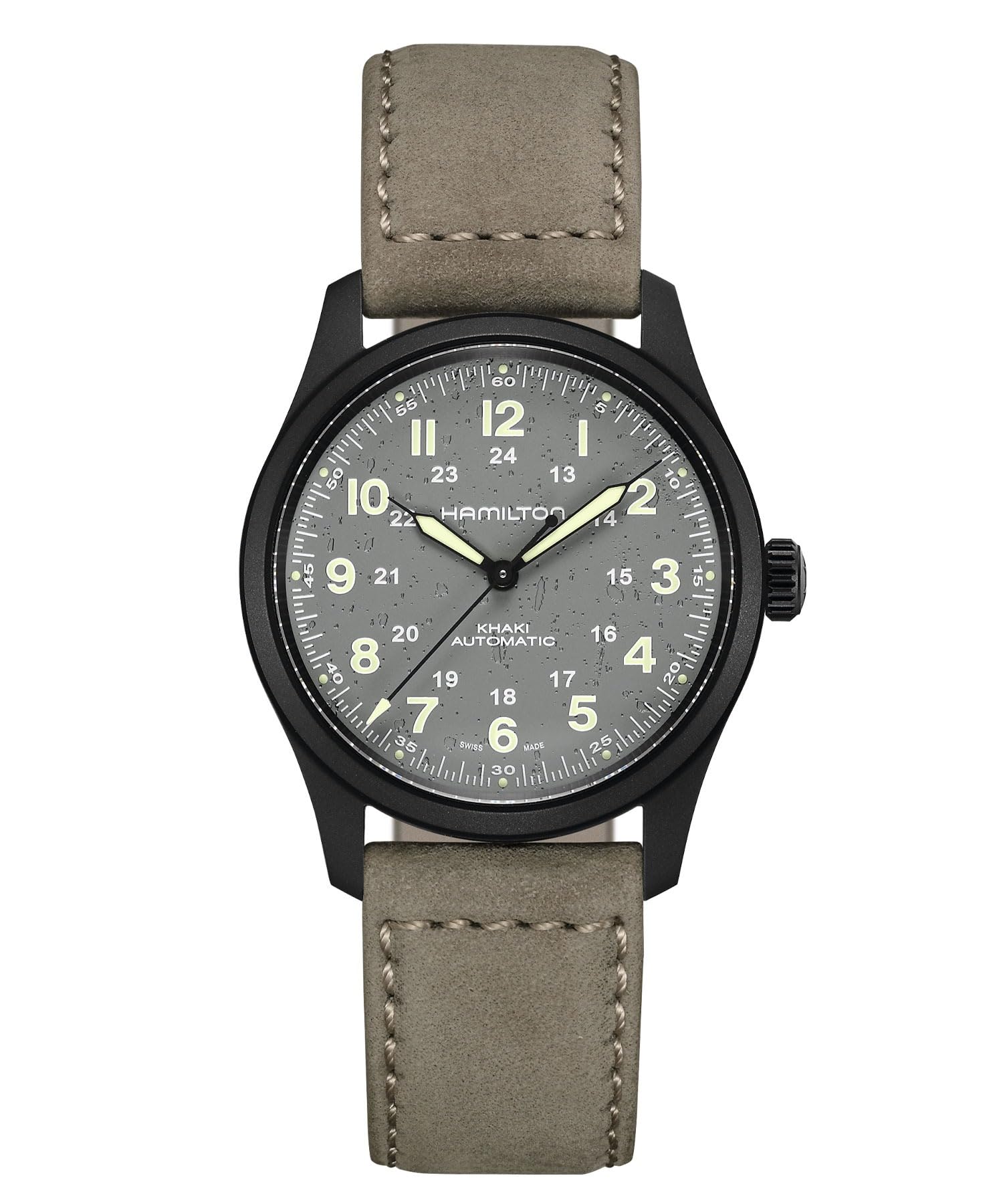 

HAMILTON Watch Genuine Warranty Khaki Field Titanium Mechanical Automatic Winding H70215880 Unisex Imported [Hamilton] [Regular Product]
