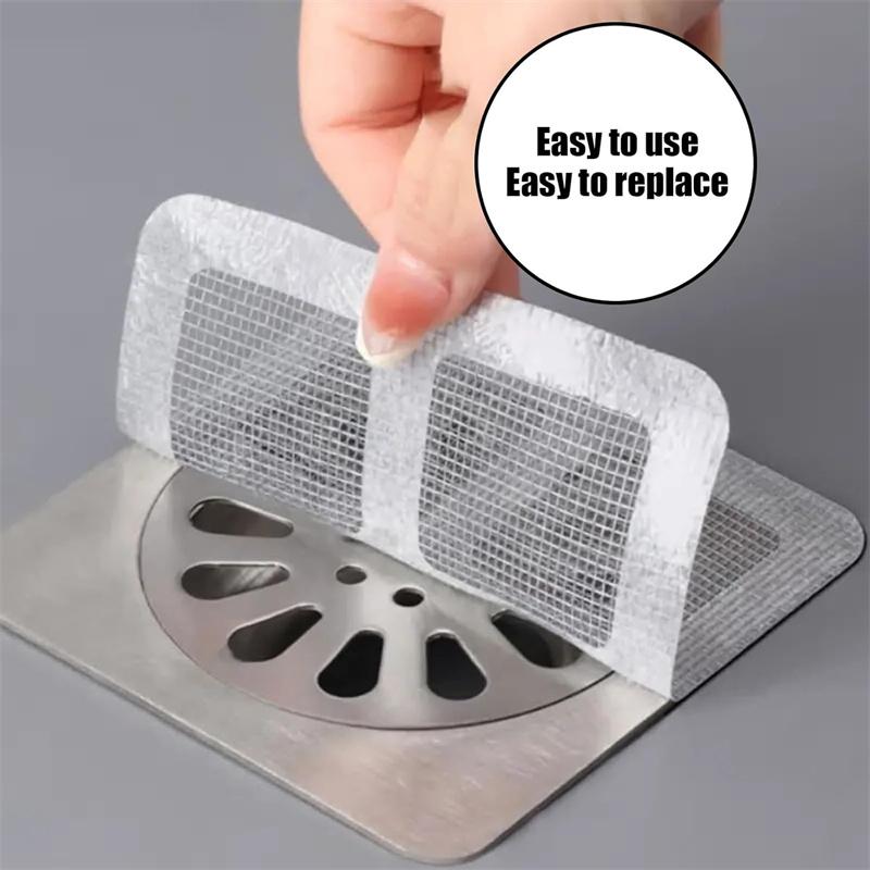 Disposable Floor Drain Sticker, Disposable Hair Drain Stickers, Sink Drain Strainer, Sash Repair Stickers