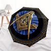 Masonic Umbrella, Portable 3 Fold Compact Umbrella for Men & Women,S287