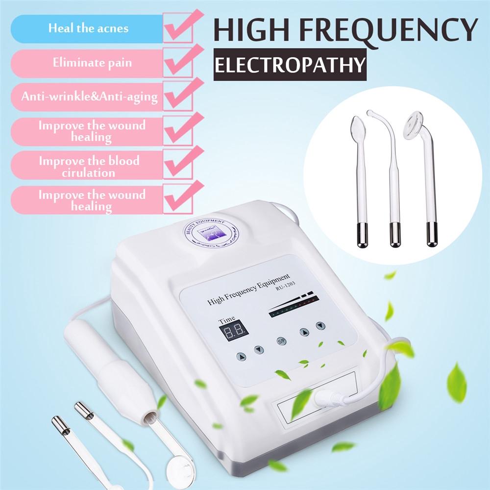 220V Professionelle Behandlung von Akne Hochfrequenz Elektrotherapie Heilung von Akne Professionelle Gesichts-Haut-Schönheitsmaschine